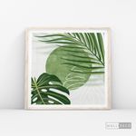 Cargar imagen en el visor de la galería, Cuadro Botánico Monstera Palma