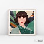 Cargar imagen en el visor de la galería, Cuadro Mujer Martina