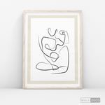 Cargar imagen en el visor de la galería, Cuadro Minimalista Figura Humana