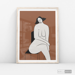 Cargar imagen en el visor de la galería, Cuadro Minimalista Figura Humana Dos