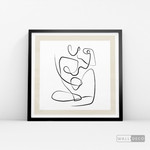 Cargar imagen en el visor de la galería, Cuadro Minimalista Figura Humana