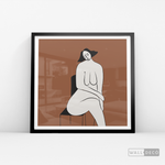 Cargar imagen en el visor de la galería, Cuadro Minimalista Figura Humana Dos