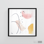 Cargar imagen en el visor de la galería, Cuadro Abstracto Nórdico Pastel Dos