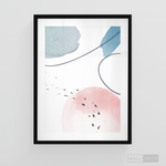 Cargar imagen en el visor de la galería, Cuadro Abstracto Nórdico Pastel tres
