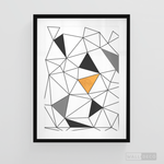 Cargar imagen en el visor de la galería, Cuadro Abstracto Prisma Pirámide