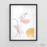 Cargar imagen en el visor de la galería, Cuadro Abstracto Nórdico Pastel Dos