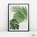 Cargar imagen en el visor de la galería, Cuadro Botánico Monstera Palma