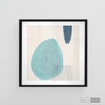 Cargar imagen en el visor de la galería, Cuadro Abstracto Reposo en Azul