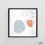 Cargar imagen en el visor de la galería, Cuadro Abstracto Nórdico Pastel Uno