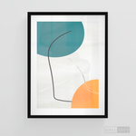 Cargar imagen en el visor de la galería, Cuadro Abstracto Nórdico Trazos Dos