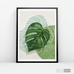 Cargar imagen en el visor de la galería, Cuadro Botánico Monstera Tropical