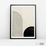 Cargar imagen en el visor de la galería, Cuadro Minimalista Line Art Arcos