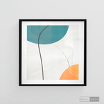 Cargar imagen en el visor de la galería, Cuadro Abstracto Nórdico Trazos Dos