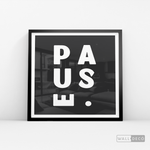 Cargar imagen en el visor de la galería, Cuadro Minimalista Pause