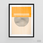 Cargar imagen en el visor de la galería, Cuadro Abstracto Minimal Sunset Yellow