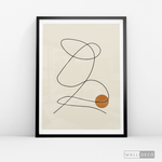 Cargar imagen en el visor de la galería, Cuadro Minimalista Knot Café