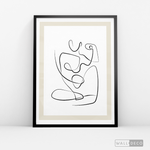 Cargar imagen en el visor de la galería, Cuadro Minimalista Figura Humana