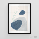 Cargar imagen en el visor de la galería, Cuadro Abstracto Calma en Azul