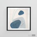 Cargar imagen en el visor de la galería, Cuadro Abstracto Calma en Azul