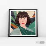 Cargar imagen en el visor de la galería, Cuadro Mujer Martina