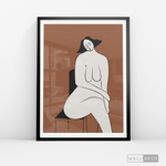 Cargar imagen en el visor de la galería, Cuadro Minimalista Figura Humana Dos