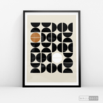 Cargar imagen en el visor de la galería, Cuadro Minimalista Geométrico Café