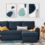 Cargar imagen en el visor de la galería, Cuadro Abstracto Serenidad en Azul