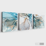Cargar imagen en el visor de la galería, Tríptico Abstracto Mármol (Set x 3)