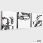 Cargar imagen en el visor de la galería, Tríptico Minimalista Pinceladas (Set x 3)