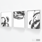 Cargar imagen en el visor de la galería, Tríptico Minimalista Pinceladas (Set x 3)