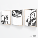 Cargar imagen en el visor de la galería, Tríptico Minimalista Pinceladas (Set x 3)