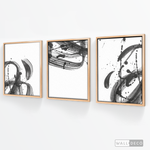 Cargar imagen en el visor de la galería, Tríptico Minimalista Pinceladas (Set x 3)