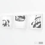 Cargar imagen en el visor de la galería, Tríptico Minimalista Pinceladas (Set x 3)
