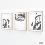 Cargar imagen en el visor de la galería, Tríptico Minimalista Pinceladas (Set x 3)