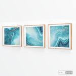 Cargar imagen en el visor de la galería, Tríptico Abstracto Equilibrio