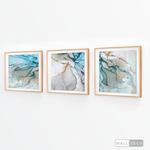 Cargar imagen en el visor de la galería, Tríptico Abstracto Mármol (Set x 3)