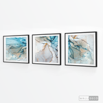 Cargar imagen en el visor de la galería, Tríptico Abstracto Mármol (Set x 3)