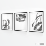 Cargar imagen en el visor de la galería, Tríptico Minimalista Pinceladas (Set x 3)