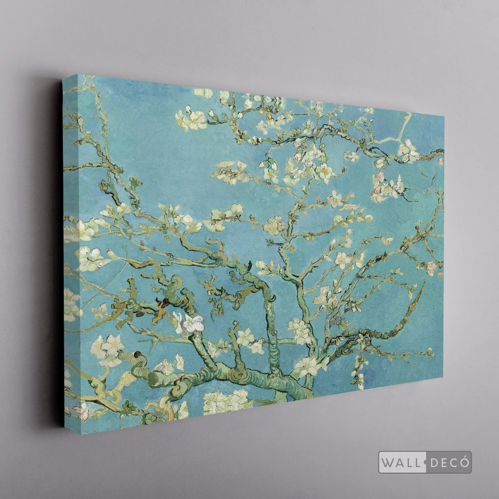Cuadro Arte Clásico Almendro en Flor – Van Gogh sin marco, lienzo sobre bastidor