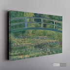 Cuadro Arte Clásico El Puente Japonés – Monet sin marco, lienzo sobre bastidor