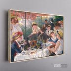 Cuadro Arte Clásico El Almuerzo de los Remeros – Renoir con marco flotante madera vintage
