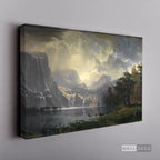 Cuadro Arte Clásico Sierra Nevada – Bierstadt sin marco, lienzo sobre bastidor