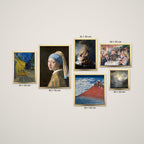 Composición Arte Clásico Claroscuro – Tamaño XL – Marco Dorado