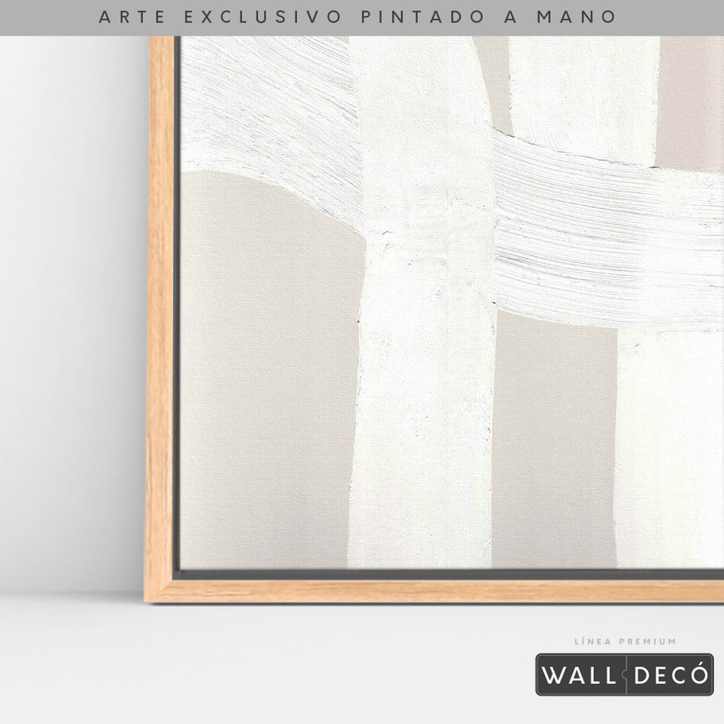 Arte pintado a mano Pureza minimalista Dos