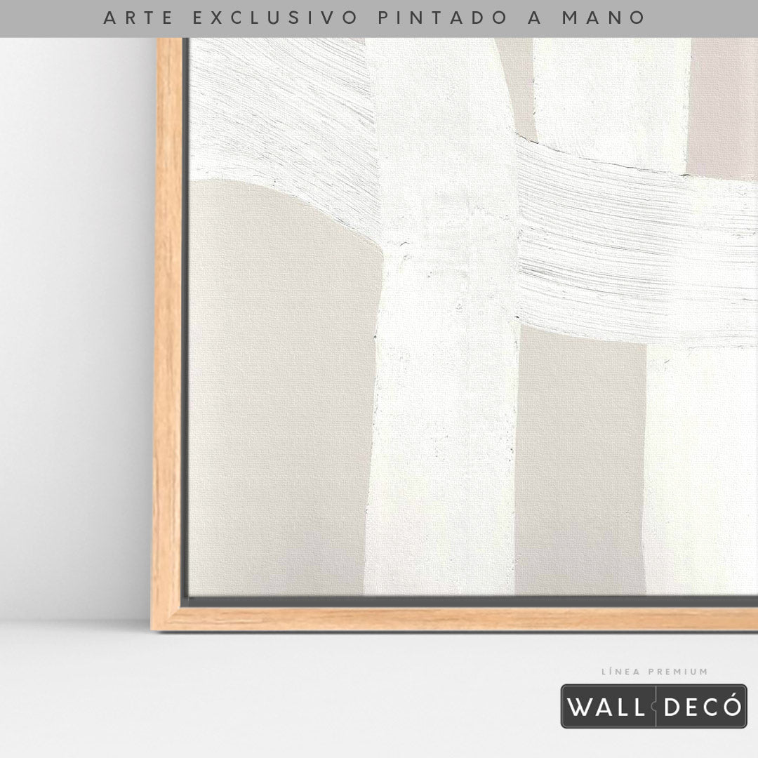 Arte pintado a mano Pureza minimalista Dos