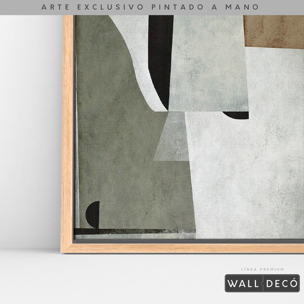 Arte pintado a mano Estructuras minimalistas Uno