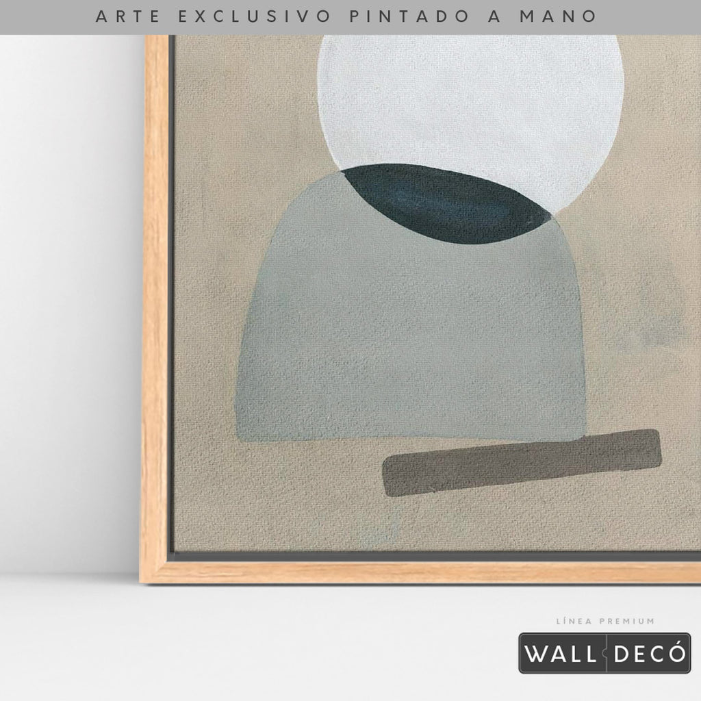 Arte pintado a mano Geometría minimalista Uno