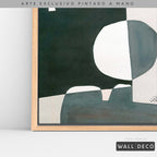 Arte pintado a mano Geometría minimalista Dos