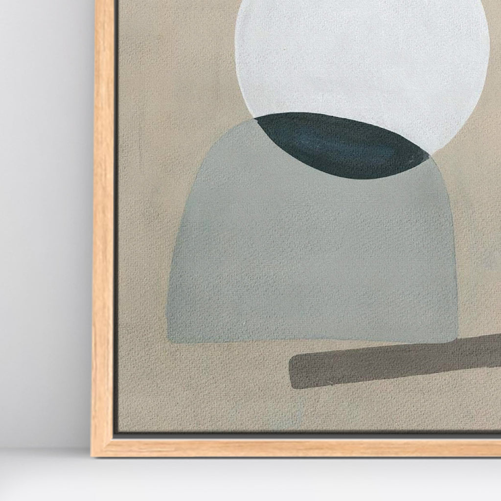 Díptico pintado a mano Geometría minimalista