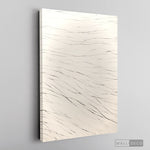 Cargar imagen en el visor de la galería, Cuadro Abstracto Minimalista Trazos de Seda Vertical sin marco sobre bastidor
